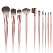 Set de 10 Pinceaux Maquillage Rose Gold Xanitalia