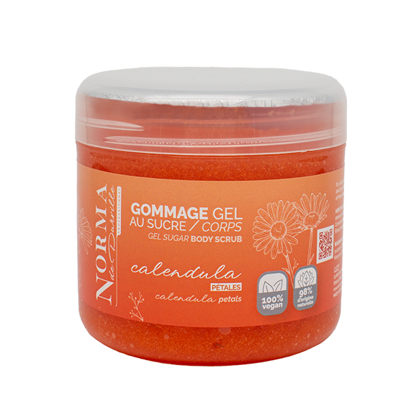 Gel Gommage Au Sucre à l'Extrait de Calendula 400Gr