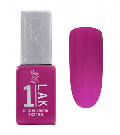 One Lak 1 Step Gel Polish Pink Euphoria Peggy Sage 5ml