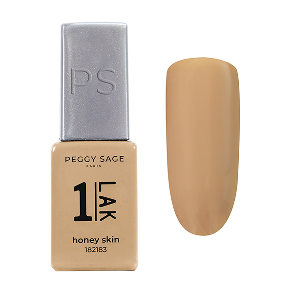 Vernis semi-permanent 3en1 1-LAK Honey Skin Peggy Sage 5ml