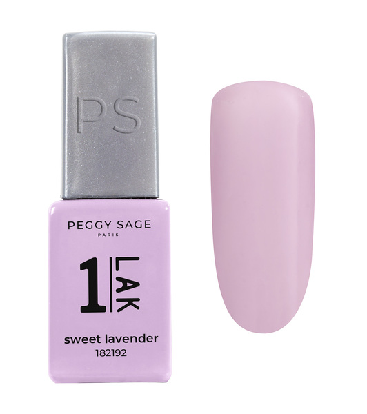 Vernis semi-permanent 3en1 1-LAK Sweet Lavender Peggy Sage 5ml