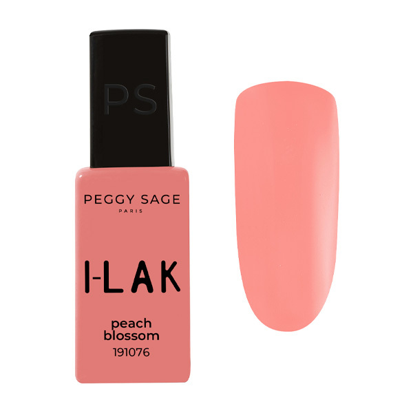 Vernis semi-permanent I-LAK N°1076 Peach Blossom Peggy Sage 11ml