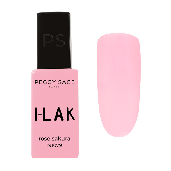 Vernis semi-permanent I-LAK N°1079 Rose Sakura Peggy Sage 11ml