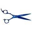 Ciseaux de Coupe  professionnels Gaucher Shakur Blue Titanium 6&quot; Mashiro