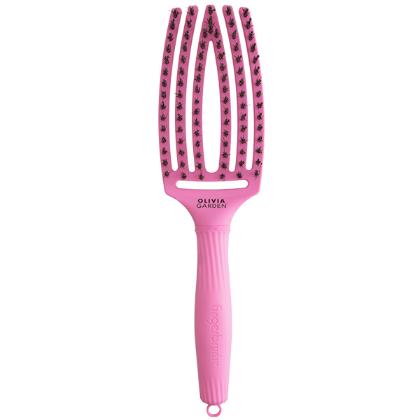 Brosse FingerBrush Sanglier & Nylon ThinkPink Olivia Garden