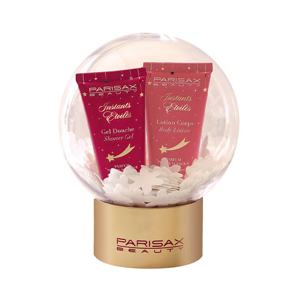 Coffret Corps Boule de Noël Pomme d'amour Parisax