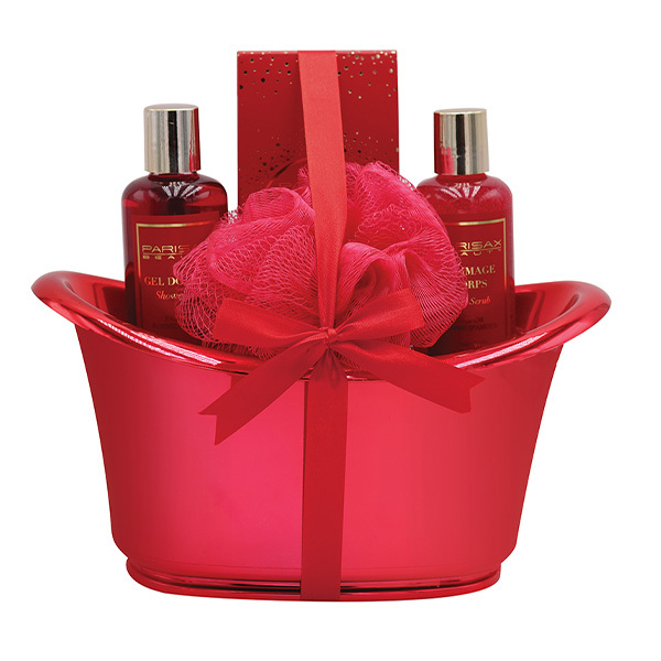 Coffret de Bain Baignoire Pomme d'amour Parisax