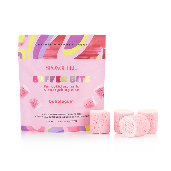 Mini Éponges à Manucure Infusées Pedi Pop Bubblegum x4 45g