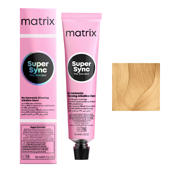 Coloration Ton sur Ton Super Sync N°10G Blond Très Très Clair Doré Matrix 90ml