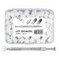 Lot de 100 Eponges à Nail Art Avec Pince Lot de 100 Eponges à Nail Art Avec Pince