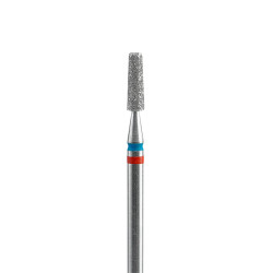 Embout Diamant Duo Cône Rouge-Bleu 2.5mm Staleks