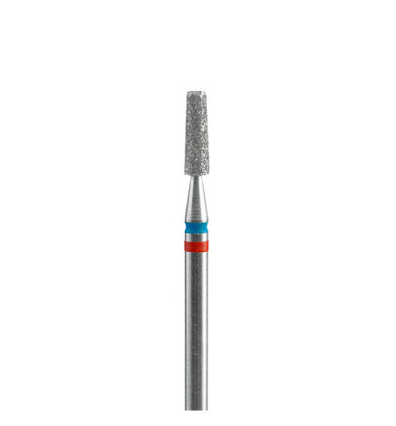 Embout Diamant Duo Cône Rouge-Bleu 2.5mm Staleks