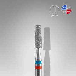 Embout Diamant Duo Cône Rouge-Bleu 2.5mm Staleks