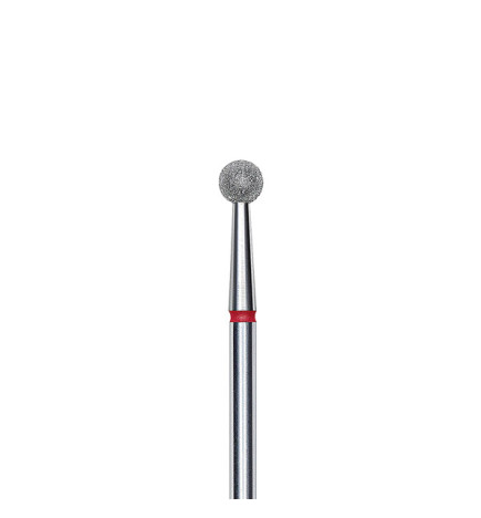 Embout Diamant Boule Rouge 4mm Staleck