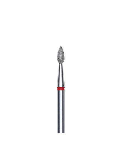 Embout Diamant Goutte Rouge 2.3mm Staleks