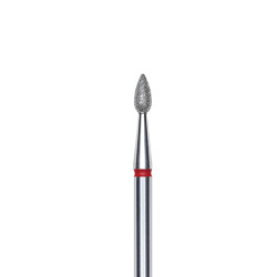 Embout Diamant Goutte Rouge 2.3mm Staleks