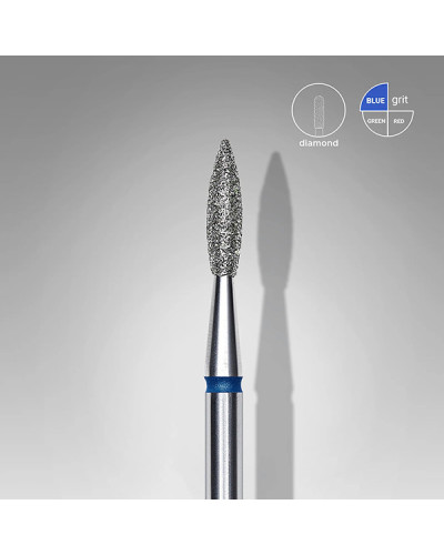 Embout Diamant Flamme Bleu 2.1mm