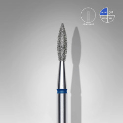 Embout Diamant Flamme Bleu 2.1mm