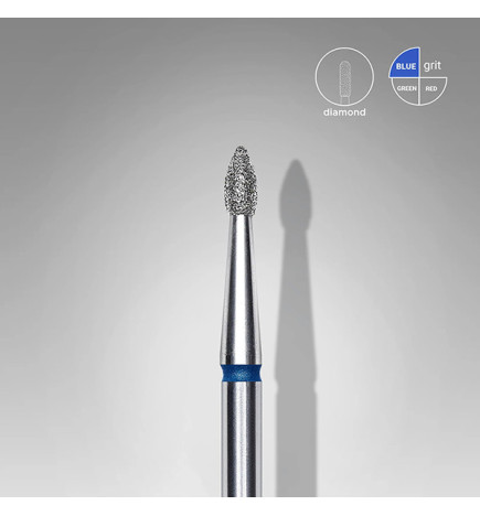 Embout Diamant Bourgeon Bleu 1.8mm Staleks