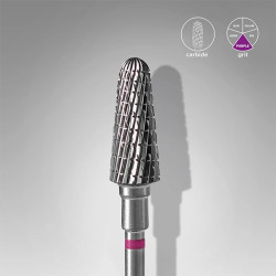 Embout Carbure frustum Poupre 6mm Staleks
