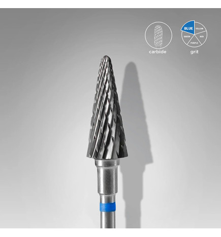 Embout Carbure Cône Bleu 6mm Staleks