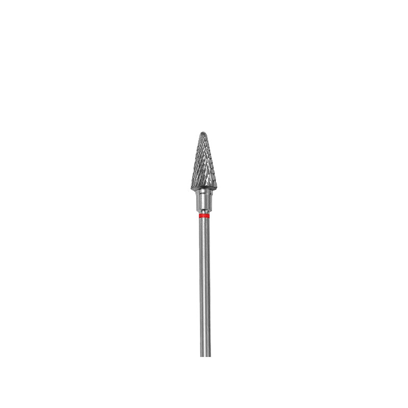 Embout Carbure Cône Rouge 6mm Staleks Embout Carbure Cône Rouge 6mm Staleks