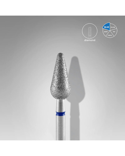 Embout Diamant Poire Bleu 5mm Staleks