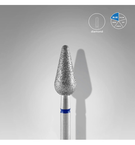 Embout Diamant Poire Bleu 5mm Staleks