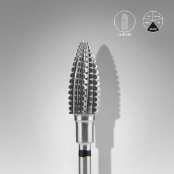 Embout Carbure Pomme De PIn Noir 6mm Staleks