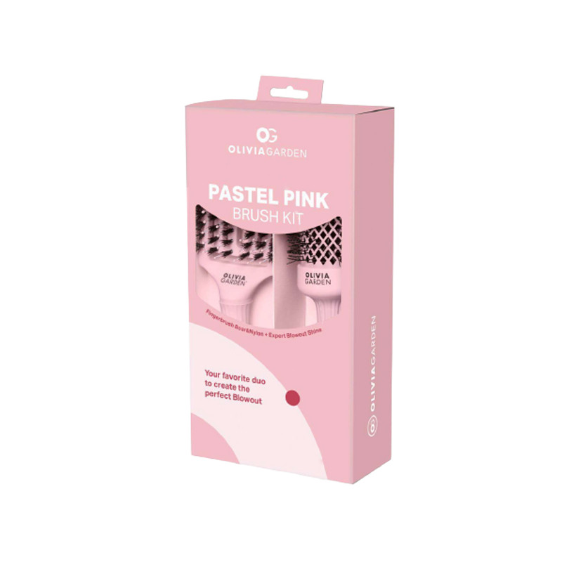 Coffret de deux Brosses Pastel Pink Olivia Garden