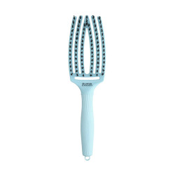 Brosse Fingerbrush Bleue Pastel Sanglier Nylon Taille M