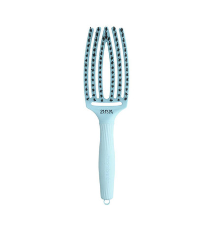 Brosse Fingerbrush Bleue Pastel Sanglier Nylon Taille M