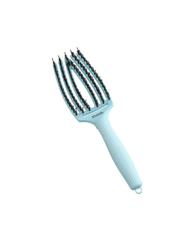 Brosse Fingerbrush Bleue Pastel Sanglier Nylon Taille M
