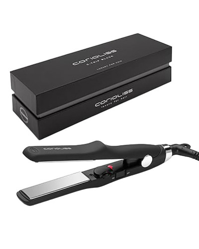 Mini lisseur Titanium Black Soft Touch Corioliss