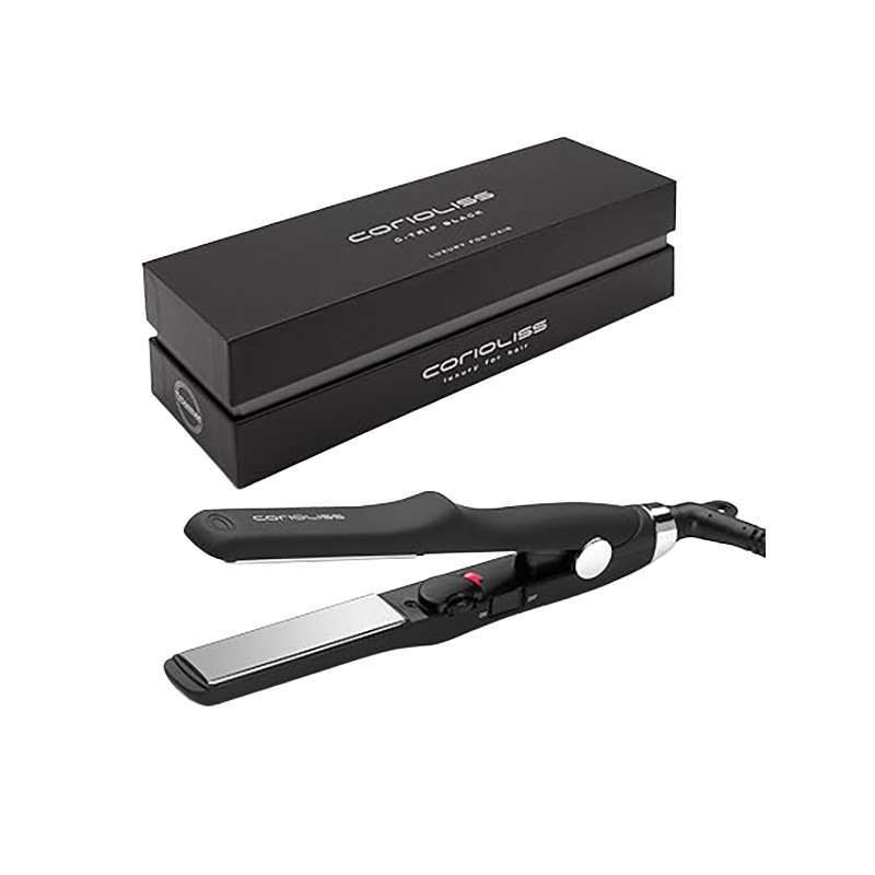 Mini lisseur Titanium Black Soft Touch Corioliss Mini lisseur Titanium Black Soft Touch Corioliss