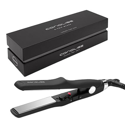 Mini lisseur Titanium Black Soft Touch Corioliss