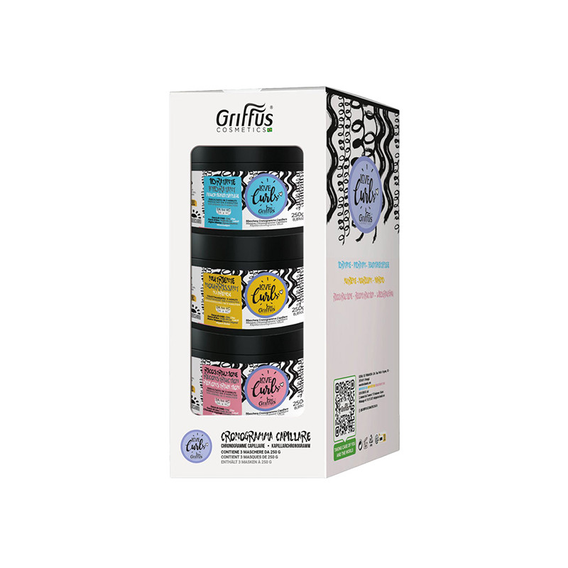 LOVE CURLS GRIFFUS KIT 3 MASQUES CHRONOGRAMME