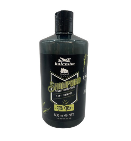 Shampoing Tea Tree 3 en 1 Hairgum 500 ml