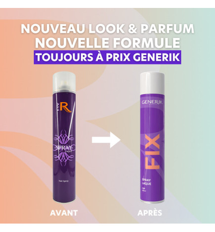 Spray Laque Fix 750ml Generik
