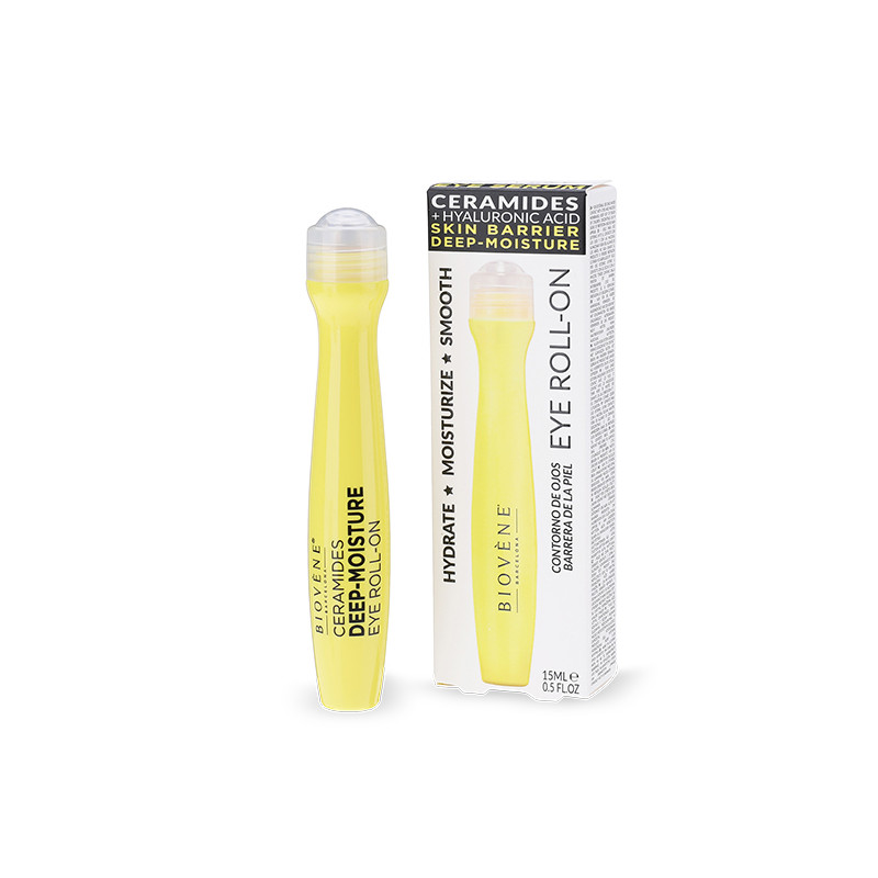 Roll-on Contour Des Yeux Ultra-Hydratant Aux Céramides Biovène 15ml