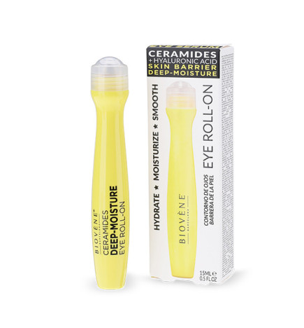 Roll-on Contour Des Yeux Ultra-Hydratant Aux Céramides Biovène 15ml