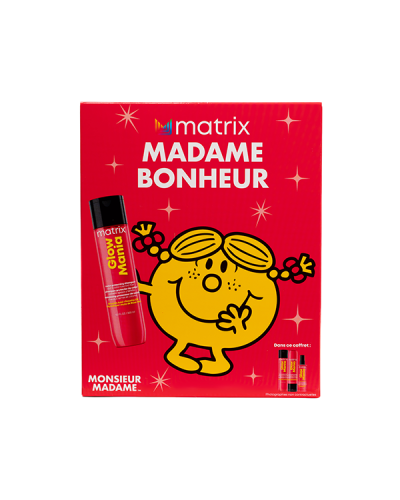 Coffret Trio Glow Mania  Monsieur Madame pour cheveux colorés ou ternes Matrix
