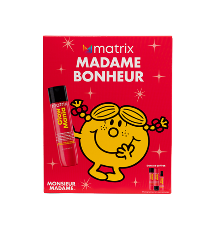 Coffret Trio Glow Mania  Monsieur Madame pour cheveux colorés ou ternes Matrix
