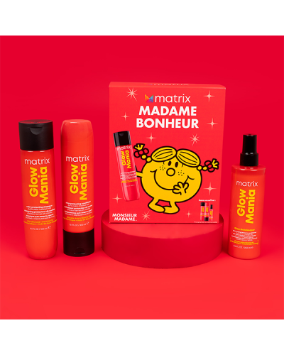 Coffret Trio Glow Mania  Monsieur Madame pour cheveux colorés ou ternes Matrix