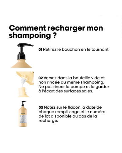 Serie Expert Absolut Repair Recharge Shampoing 1000ml L'Oréal Professionnel