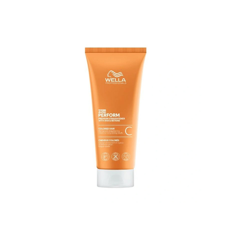 Defrisant Crème Perform Pro+ C Cheveux Colorés 200ml Wella