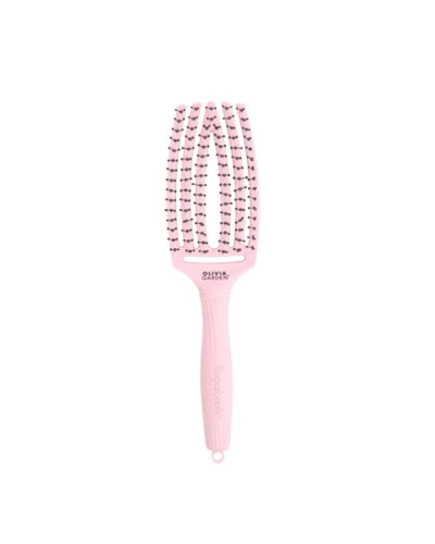 Brosse Fingerbrush Rose Paastel Double Bristles Taille M