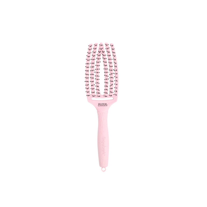 Brosse Fingerbrush Rose Paastel Double Bristles Taille M