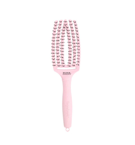 Brosse Fingerbrush Rose Paastel Double Bristles Taille M