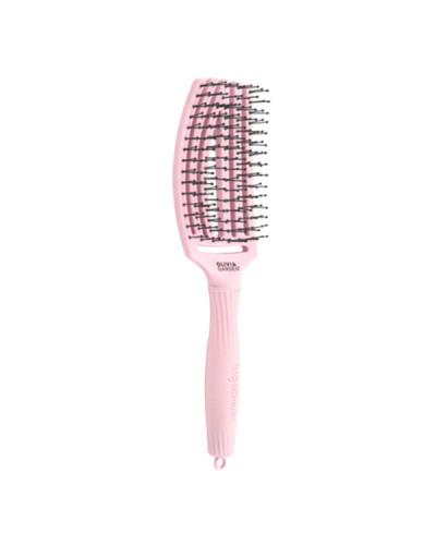 Brosse Fingerbrush Rose Paastel Double Bristles Taille M